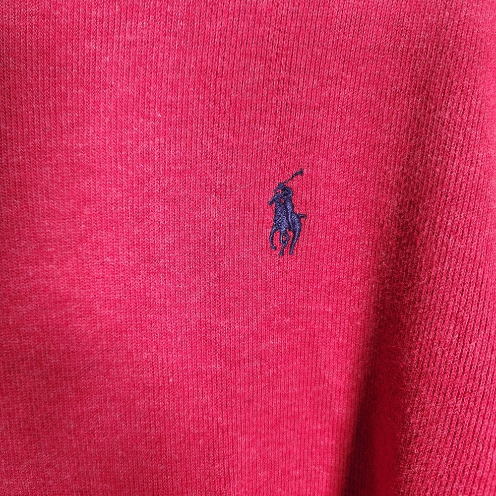 Polo Ralph Lauren Men's Red Zip-Up Sweater - Picture 4 of 10